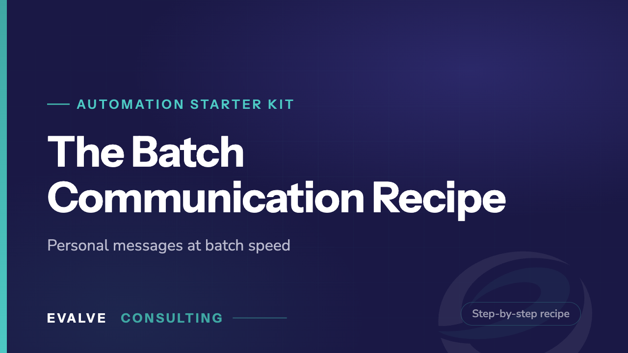 Batch Communication Recipe cover